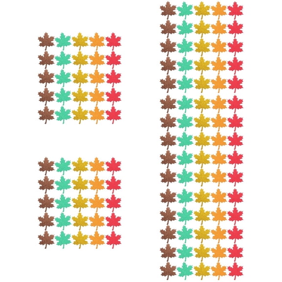 Set of 5 Bulletin Board Decoration Fall Leaves Cut Outs Maple Leaf Garland