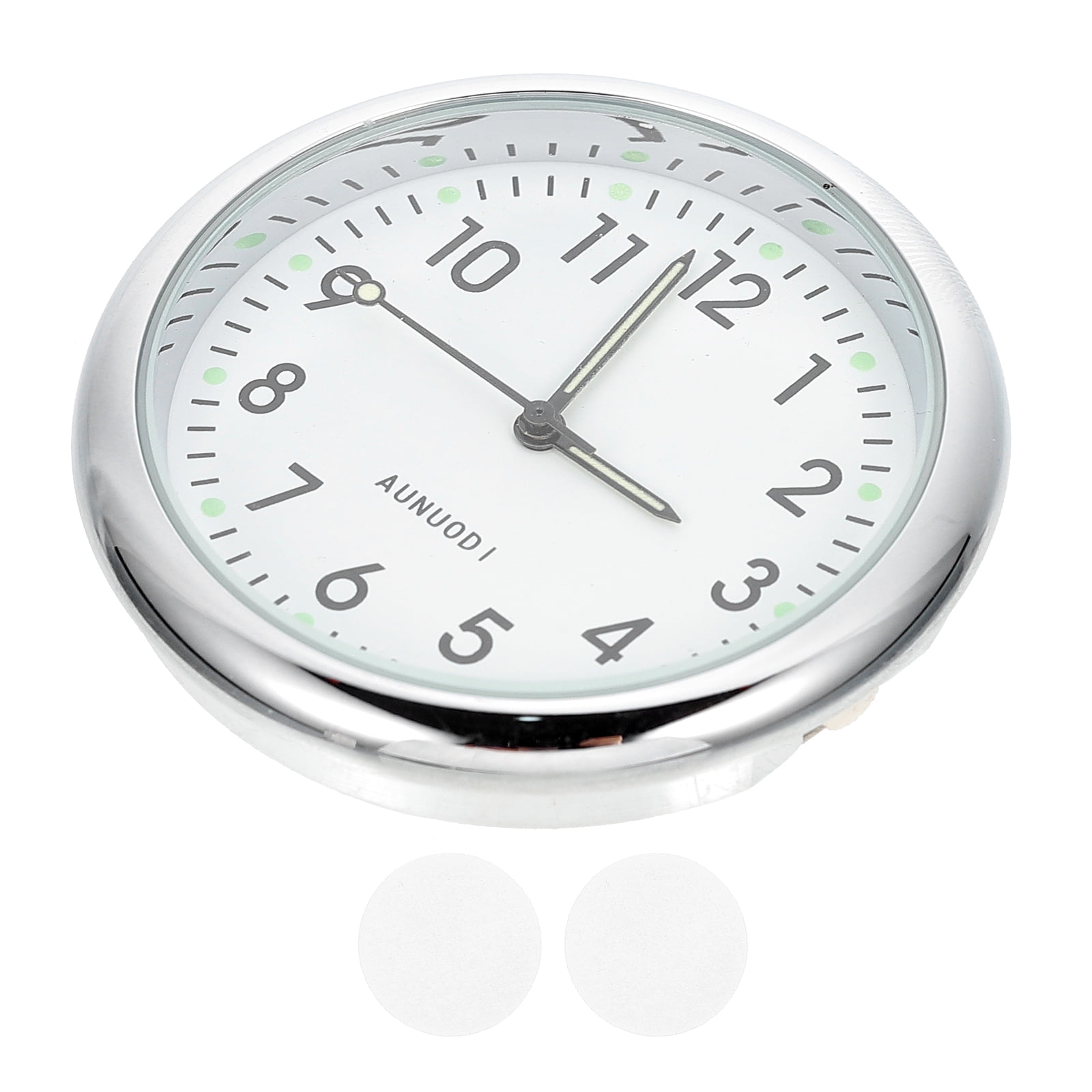 Set of 5 Car Digital Clock Clocks Car Metal Clock Stick on Clock