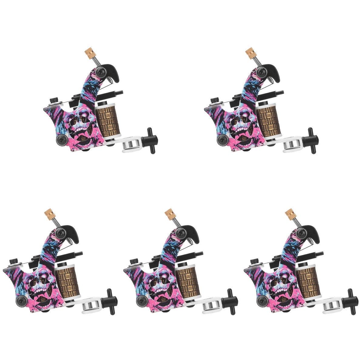 Set of 5 Coil Tattoo Machine Gifts Tattooing Equipment Tattooing Supply
