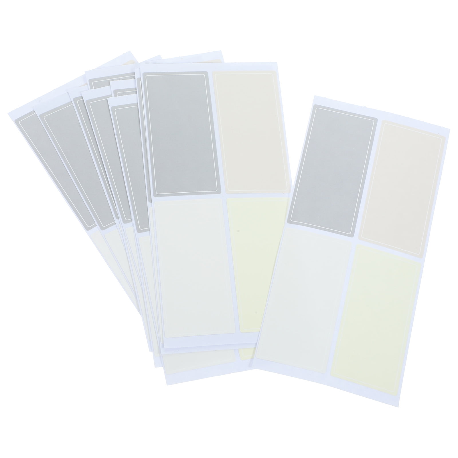 Set of 5 Reusable Labels Color Stickers Colored Sticky Classification ...