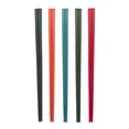 thumbnail image 1 of Set of 5 Colorful Matte Reusable Fiberglass Chopsticks  Non-Slip, Dishwasher Safe, Perfect for Chinese, Korean & Japanese Meals 9.5 inch Plain, 1 of 4