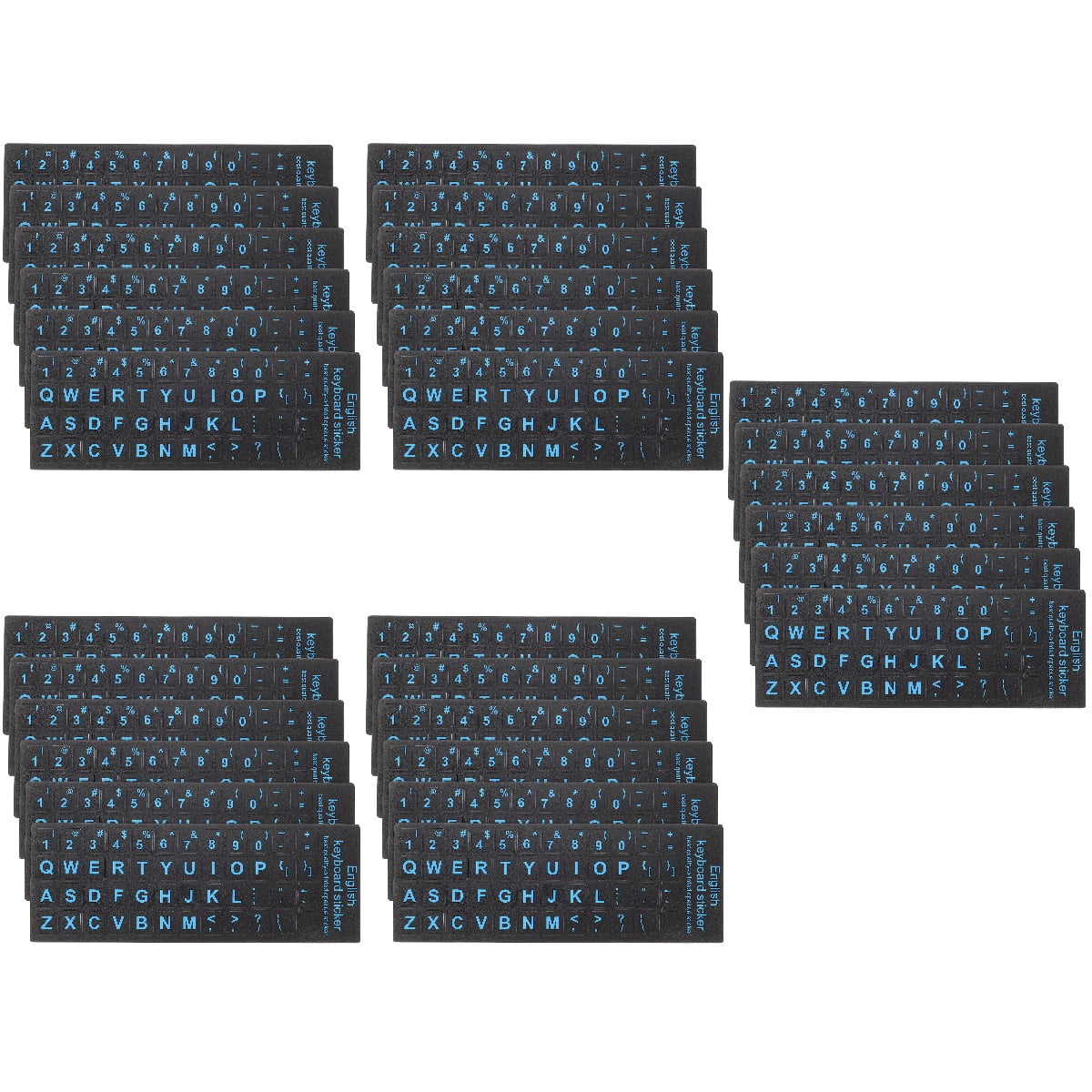 Set of 5 Computer Keyboard Stickers Replacement Labels Keyboards ...