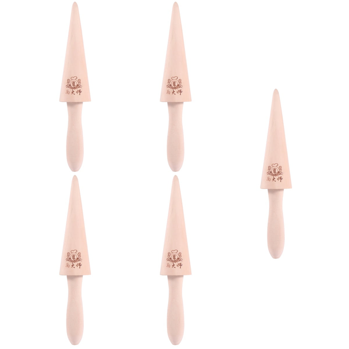 Set of 5 Cone Mold Rollers Dessert Making Mold Ice Cream Cone Maker Ice Cream Cone Shaper Waffle