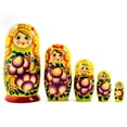 thumbnail image 1 of Set of 5 Darya Nesting Dolls 7 Inches, 1 of 2