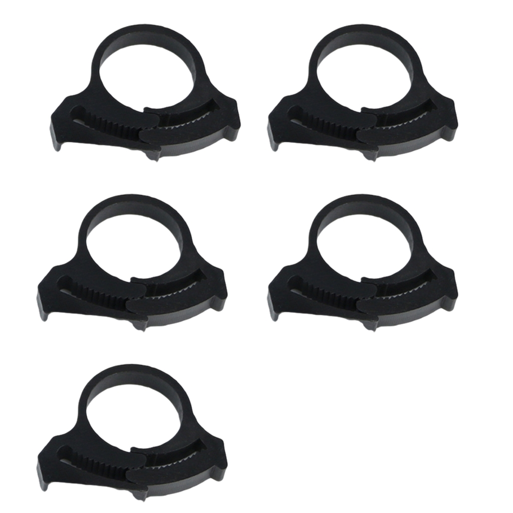 Set of 5 Double Gripping Drip Irrigation Clips Pipe Fasteners for ...