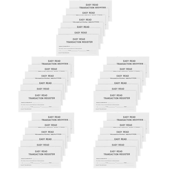 Set of 5 Expense Management Notebook Personal Financial White