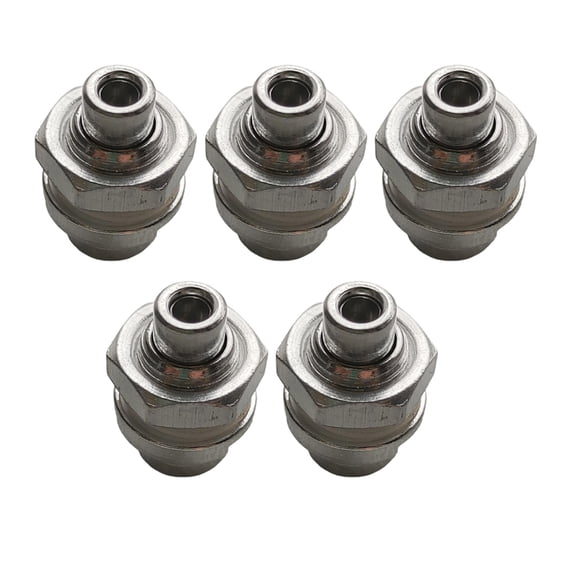Set of 5 Float Valves and Sealing Rings Spare Parts Float Valves Metal Texture for Secure Cooking