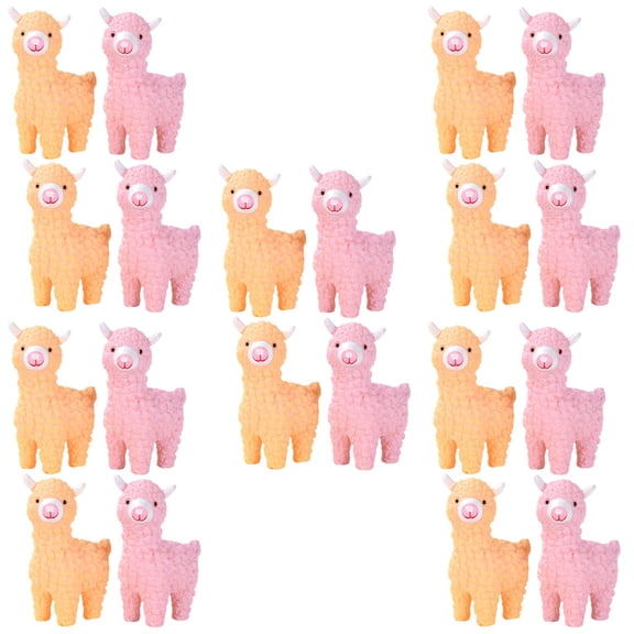 TAILTOSS Lovely Sheep Model for Decorating Gardens and Terrariums 20Pcs