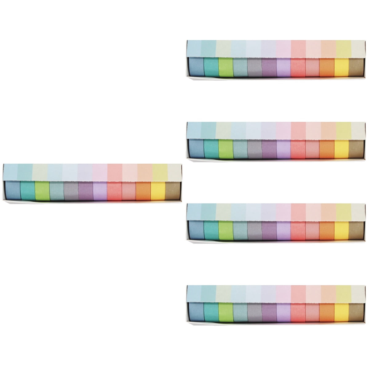 Set of 5 Multipurpose Hand Decor Tapes for Kids, Crafting, School, and Home Use