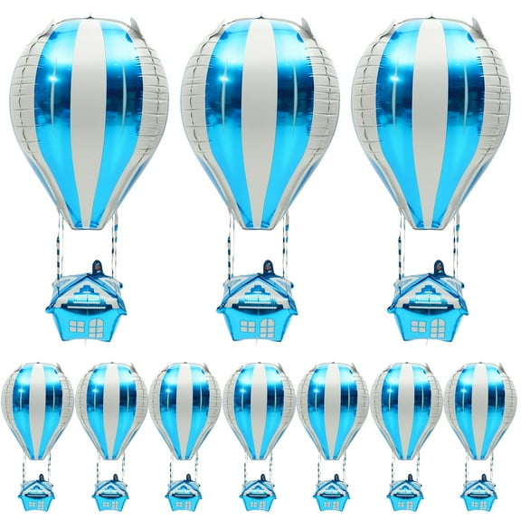 Set of 5 Hot Air Balloon Decoration Electric Inflator Birthday Balloons Mother