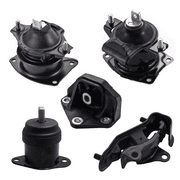 Set of 5 ISA Engine Motor Mounts Compatible with 2004-2006 Acura TL 3.2L V6 A4526HY, A4517, A4527HY, A4544, A4524