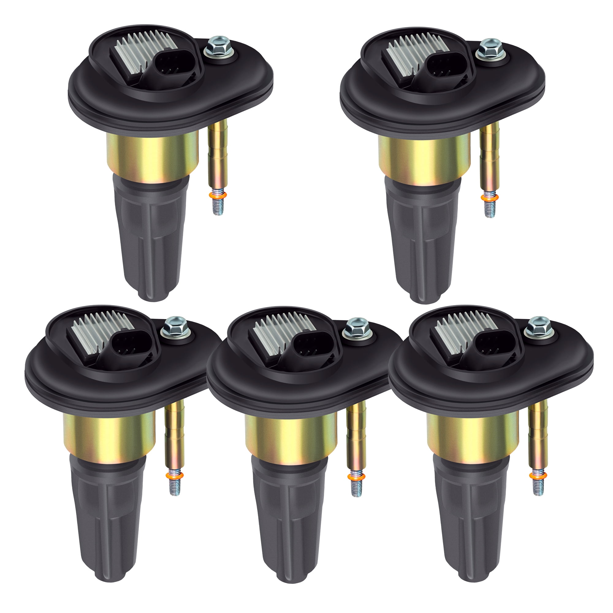 Set of 5 Ignition Coils Pack UF303 for 2002 2005 Chevy Trailblazer