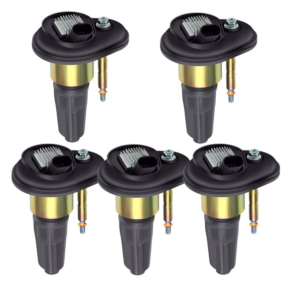 Set of 5 Ignition Coils Pack UF303 for 2002 - 2005 Chevy Trailblazer GMC Canyon Envoy Hummer Isuzu Saab UF-303 C1395