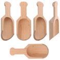 Set of 5 Mini Wooden Spoons Small Scoops for Household Use Kitchen ...