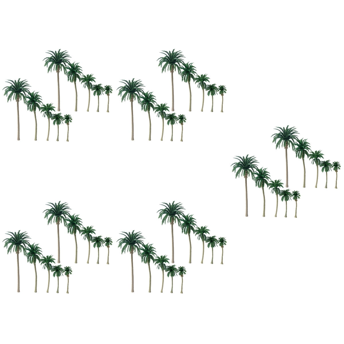 Set of 5 Miniature Artificial Reeds for Cake Topper Palm Tree - Walmart.com