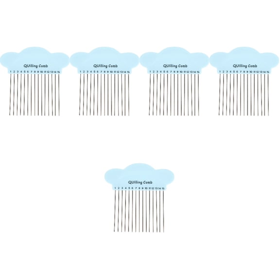 5pcs Quilling Comb, Paper Braiding Comb Tool Paper Craft Creat Loops Paper Quilling Tools Quilling Paper Comb Knitters Paper Quilling Comb For Quilling Tools And Supplies