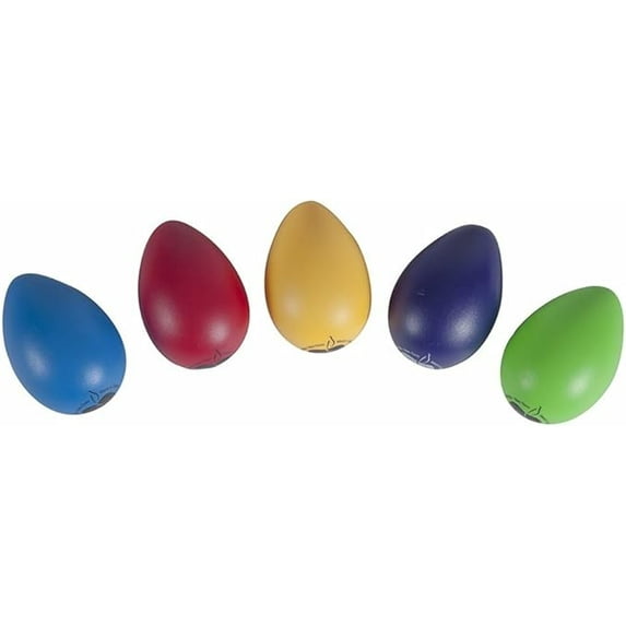 Set of 5 Plastic Egg Shakers (H2in)