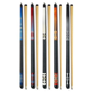 Rage Plum Red Checkered Wrapless Billiard Cue Stick