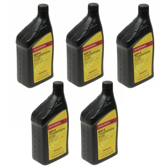 Set of 5 Quarts Automatic Trans Fluid HCF-2 Compatible with Honda Accord Civic