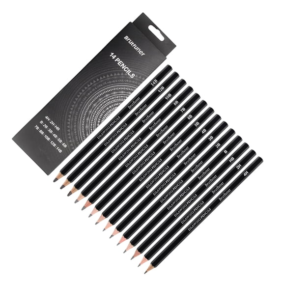 Set of 5 Sketch Pencil Bantam Machine Portable Coffee Cup Devices Budgie Black