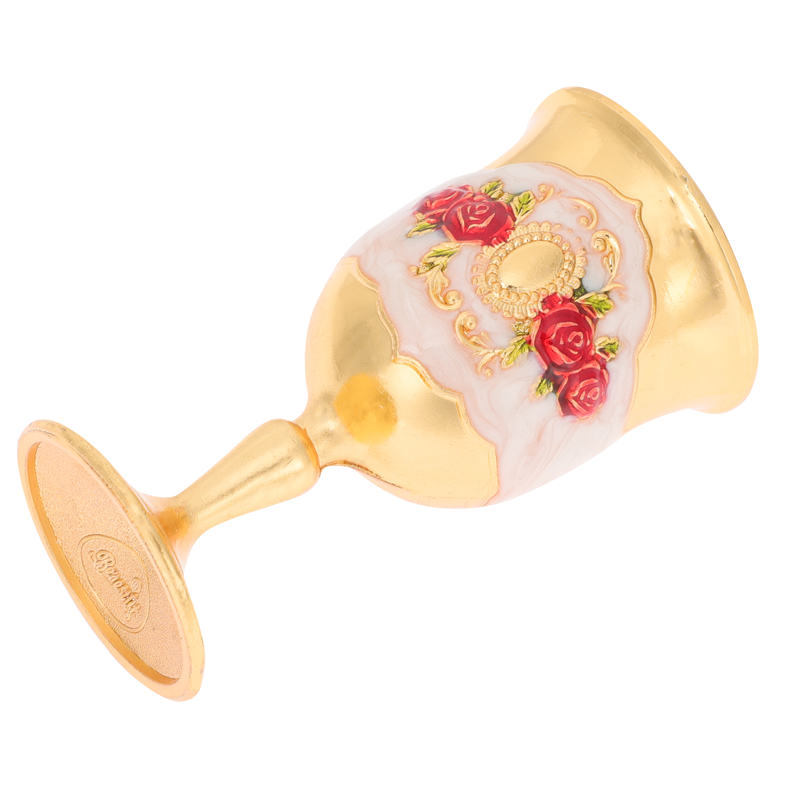 Set of 5 Vintage Goblet Festival Wine Cup Collection Metal Liquor