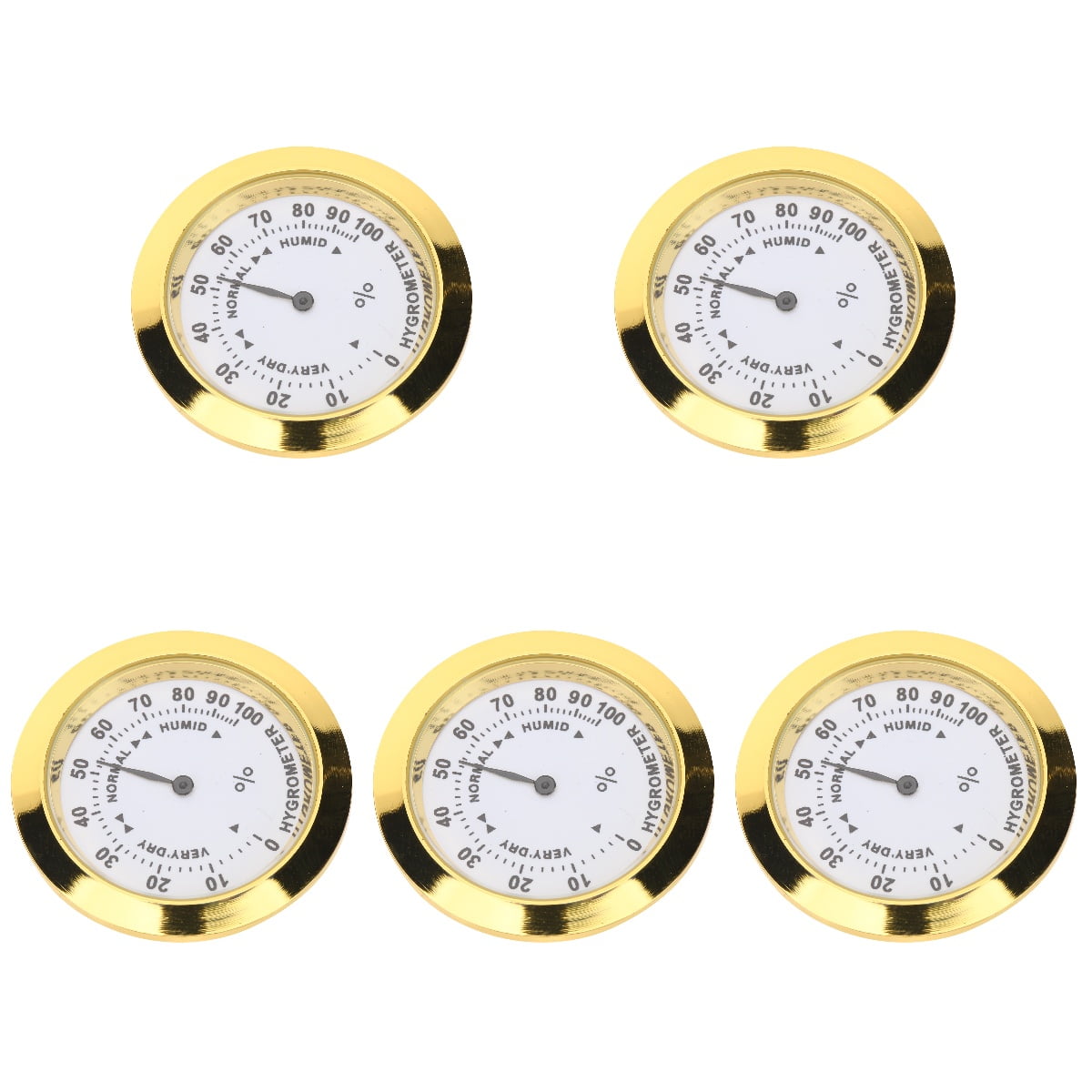 Set of 5 Violin Hygrometer Musical Instruments Guitars Digital Hygrometer Guitar Gauge Guitar