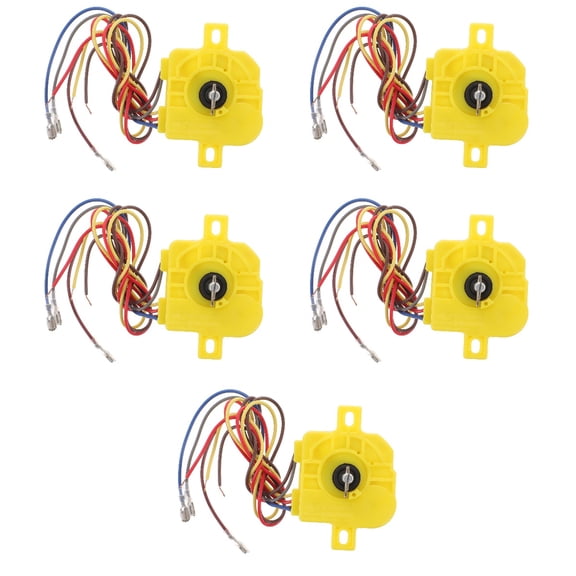 ROMANSENTIAL Washing Machine Timer Replacement for Washer, Multi-Color, 5Pcs