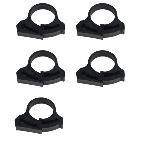 Set of 5 Weather Resistant Drip Systems Tube Clamps Garden Hose Clips Ensuring Great Outdoor Irrigation Performances