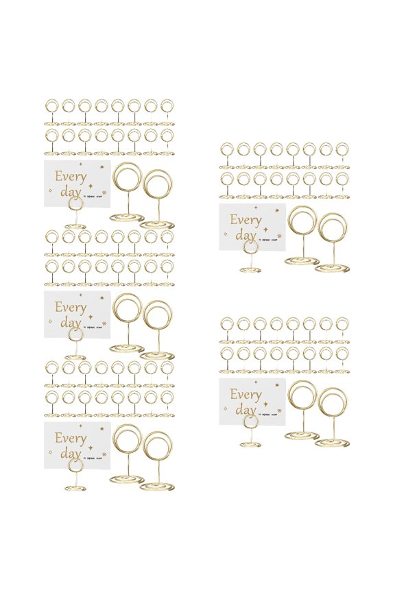 Set of 5 Wedding Table Signs Card Holders Bracket