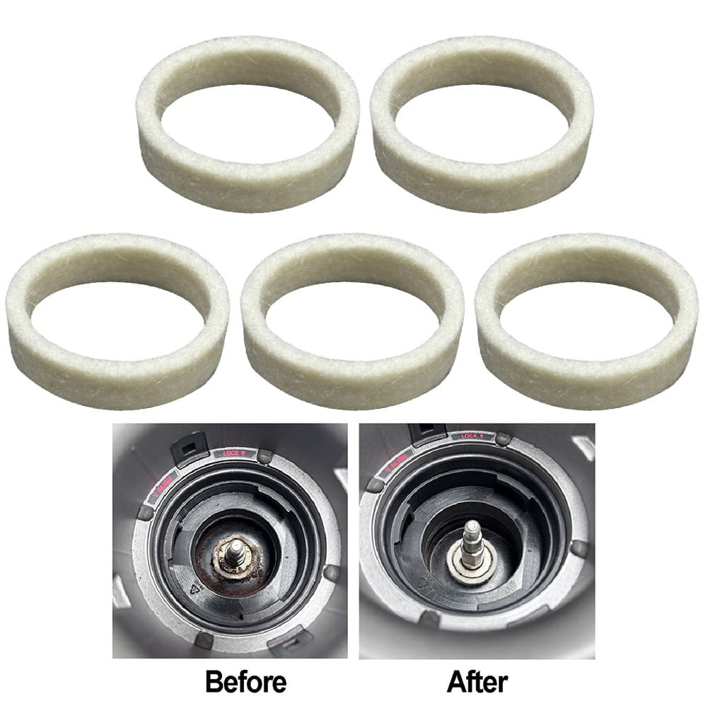 Set of 5 Wool Felt Washers for Cleaning For Breville Espresso Grinders ...