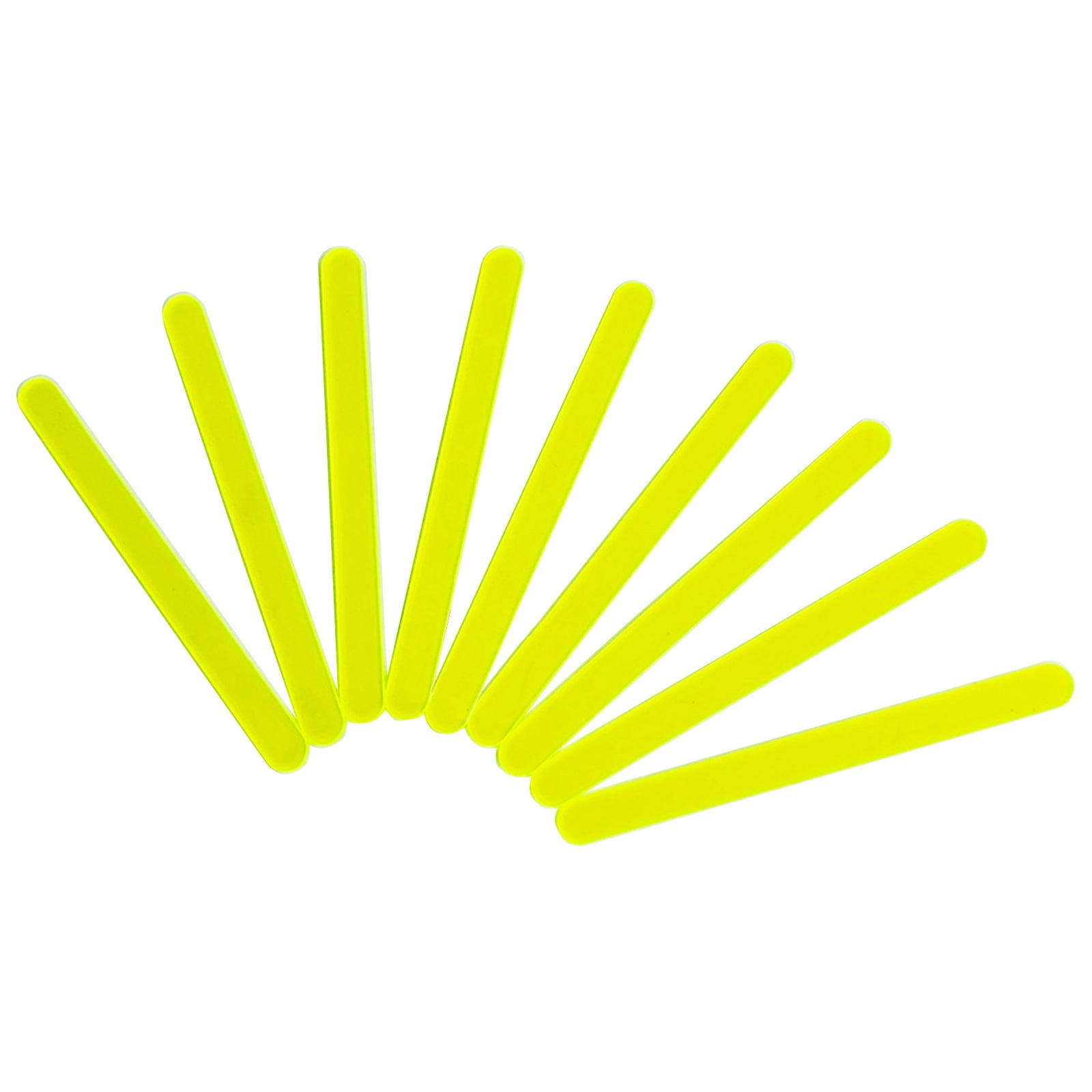 Set of 50 Acrylic Ice Cream Sticks Popsicles Stick Multicolor Ice Cream Tools Making Kitchen Accessories
