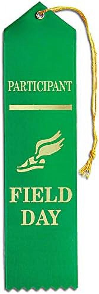 Set of 50 Field Day Participant Ribbons - Carded
