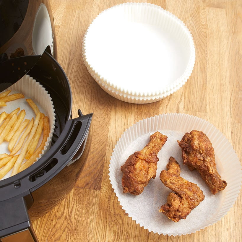Set of 50 Air Fryer Parchment Paper Liners