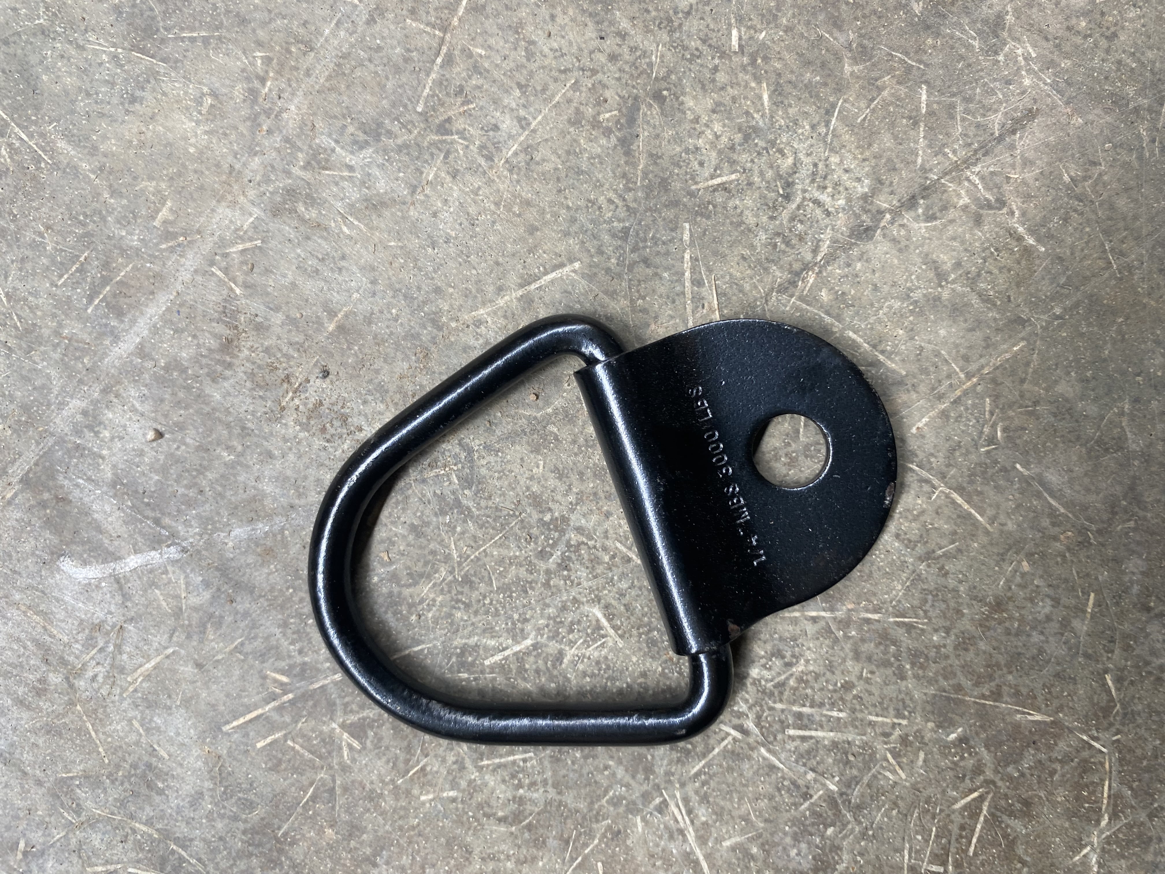 Set of 6- 1/4" Steel Triangle D-Ring with Bolt-On bracket – 1000116.6