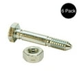 thumbnail image 1 of RAParts Set of (6) 1-9/16" x 1/4" Shear Pins & Nuts A122156 Fits John Deere 524D 724D 826D 1332DDE Snow Throwers, 1 of 10