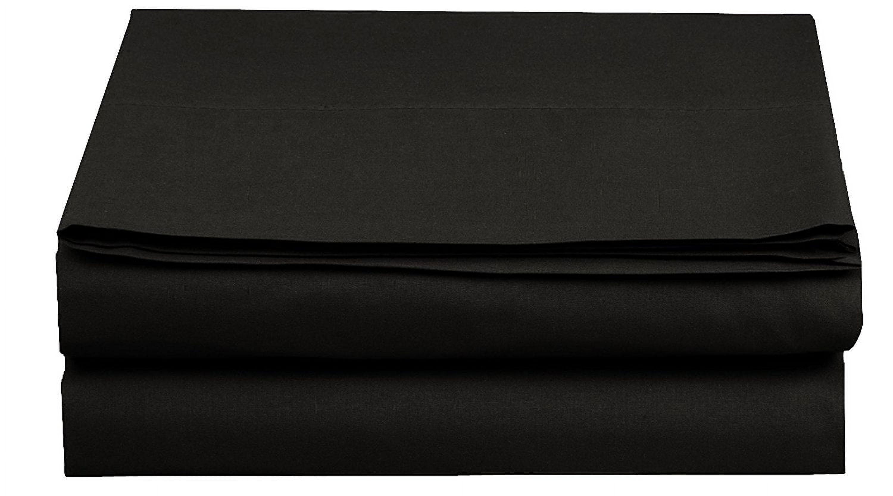 Fitted Sheet Set of 6 1500 Series Fitted Sheet, California King Size, Black
