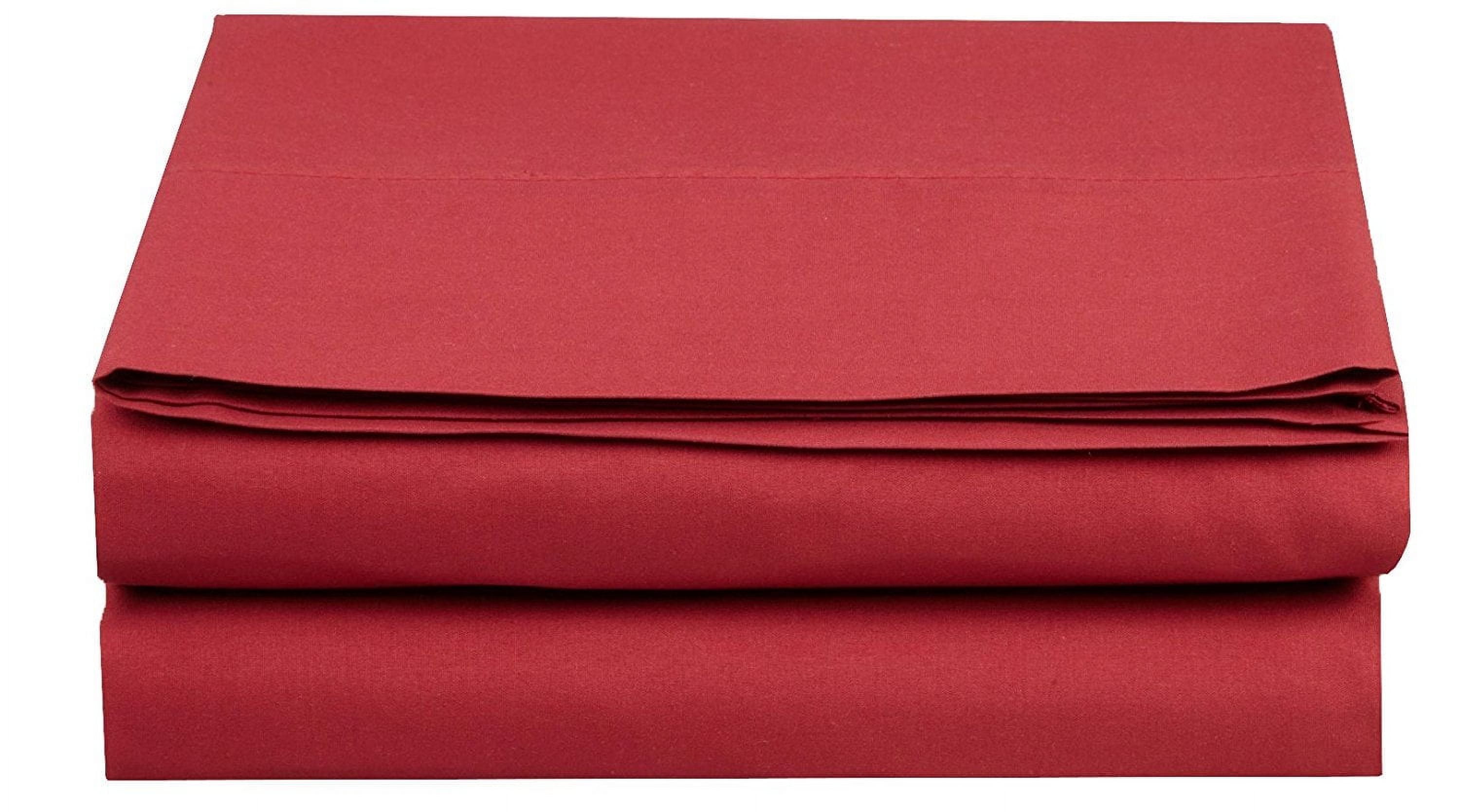 Set of 6 1500 TC Fitted Sheet, California King Size, Burgundy