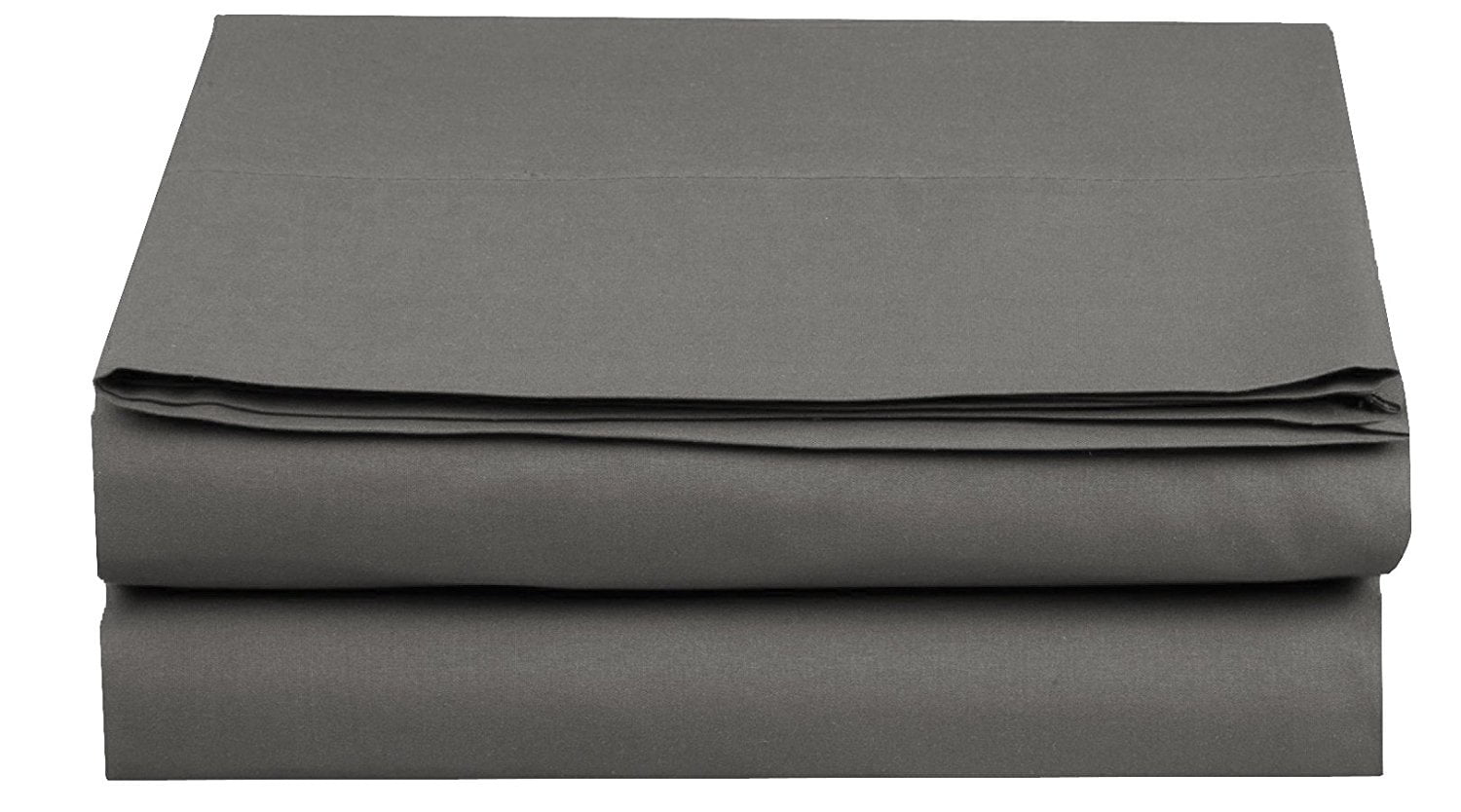 Set of 6 1500 Series Flat Sheet, California King Size, Grey