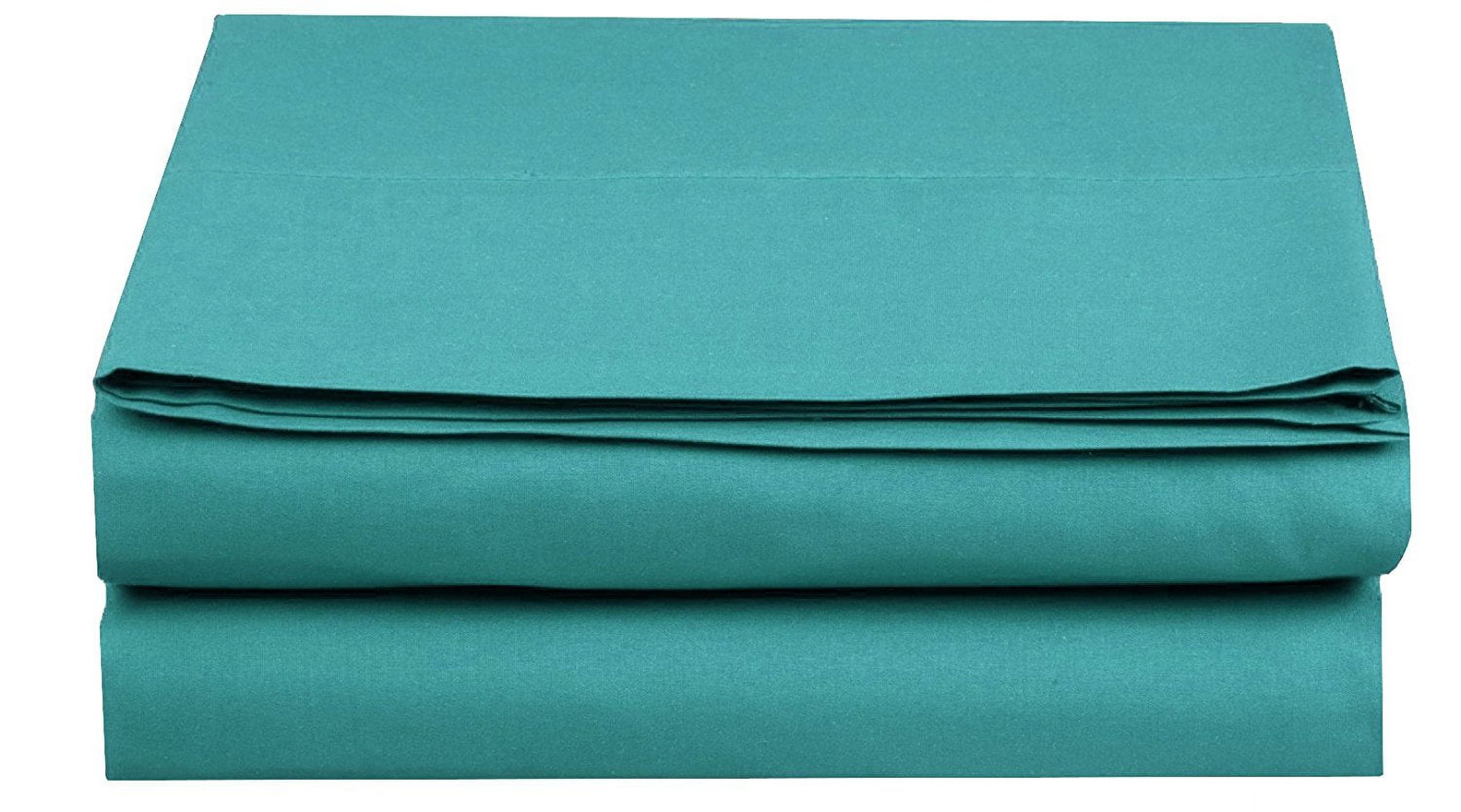 Flat Sheet ! - Set of 6 1500 Series Flat Sheet, Twin/Twin XL Size, Turquoise