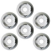 For Chevy Express GMC Savana Sierra Silverado 3500 Steel OEM Design Wheel 16 Dually GRAY 2001-2025 GRAY Set of 6 Replacement Rim