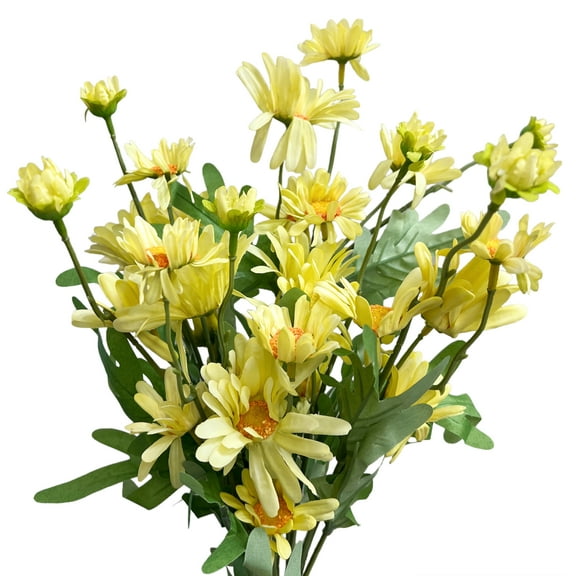 Set of 6 Artificial Wild Chrysanthemum Stems