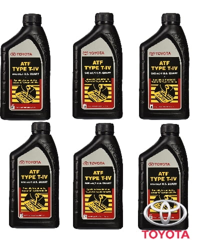 Set of 6 Automatic Transmission Fluid Oil Genuine For Toyota Lexus - ATF Type T-IV