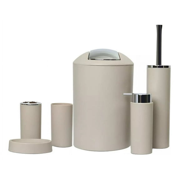 Set of 6 Bathroom Accessories to Decorate Your Bathroom