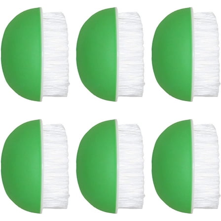 Set of 6 Black Duck Brand Vegetable Brushes! Tough Scrubber - Green - A Quality Everyday Essential! (6 Brushes)