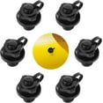 thumbnail image 1 of Valves for inflatable boat, Mmgoqqt, set of 6 pieces, black, 1 of 5
