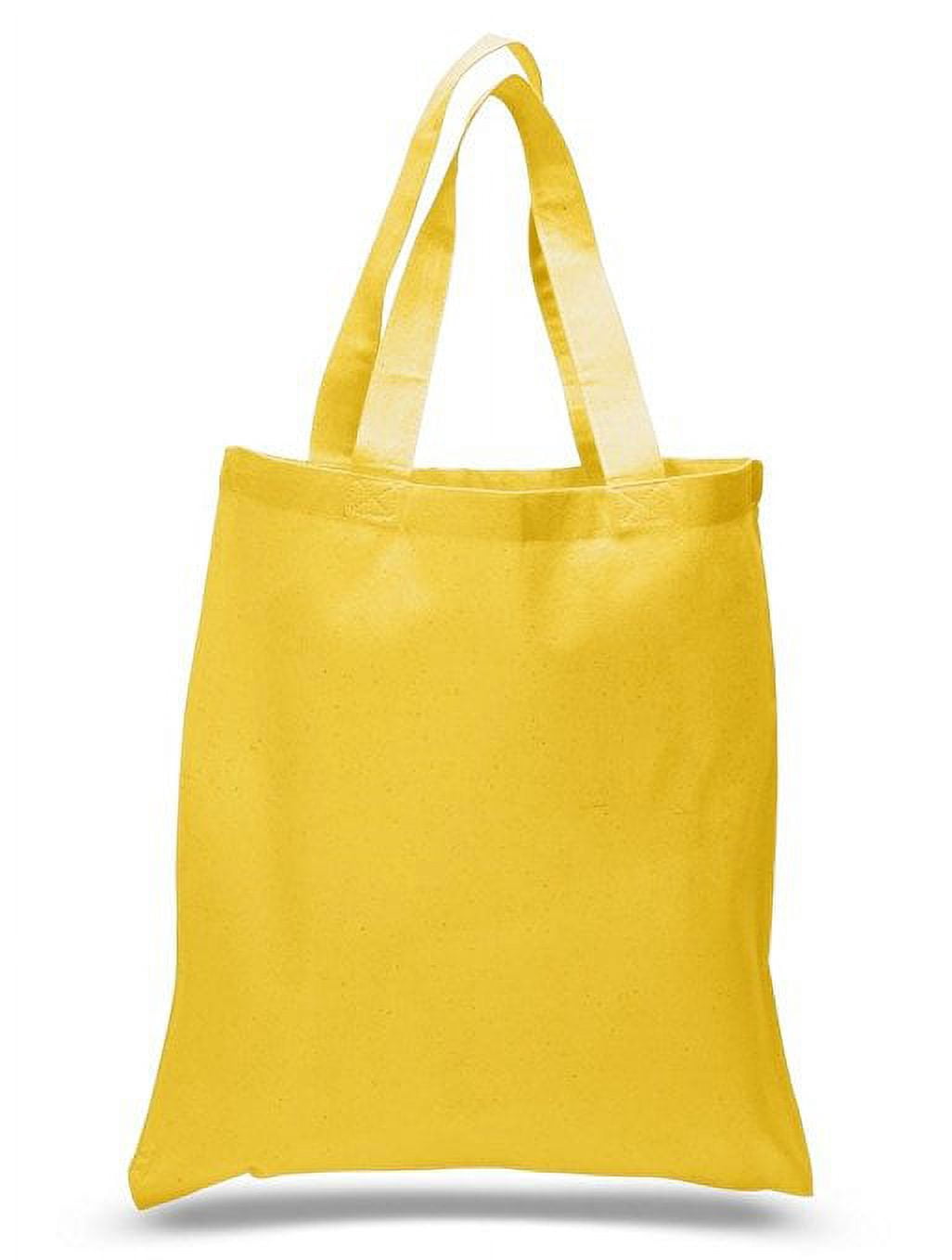 Set of 6 Blank Cotton Tote Bags Reusable 100 Cotton Reusable Tote Bags