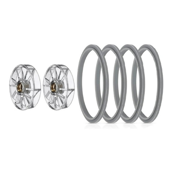 Set of 6 Blenders Base Gear Leakproof Gasket Replacement Part Sealing Rings Suitable for Various Models 600W 900W