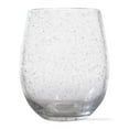 thumbnail image 1 of Set of 6 Bubble Glass Stemless Wine Glasses 14-ounce, Clear or Aqua, 1 of 1