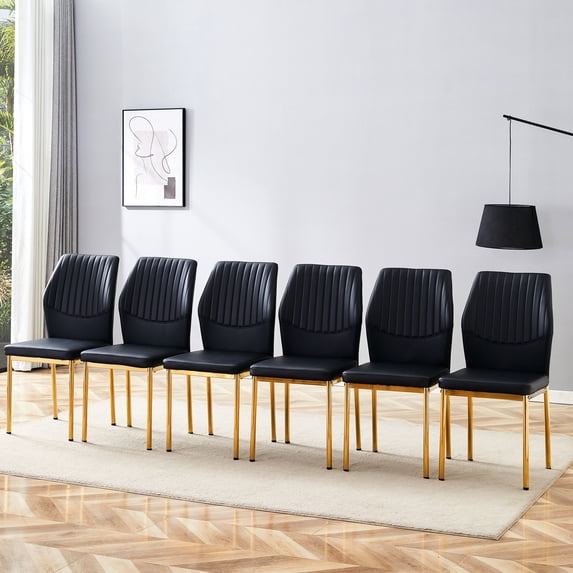 Set of 6 Chairs - Versatile Usage - Multiple Guests - Cost - effective