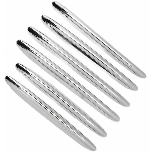 Set of 6 Chrome Car Engine Hood Trim Parts for Mercedes Benz R172 SLK 2011-2019
